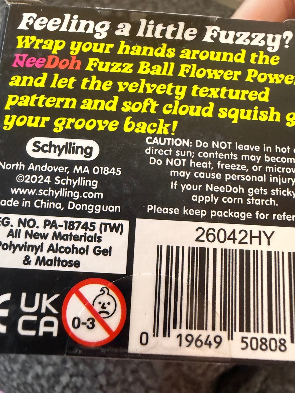 NeeDoh Fuzz Ball, a sensory squish toy - Picture 4 of 5
